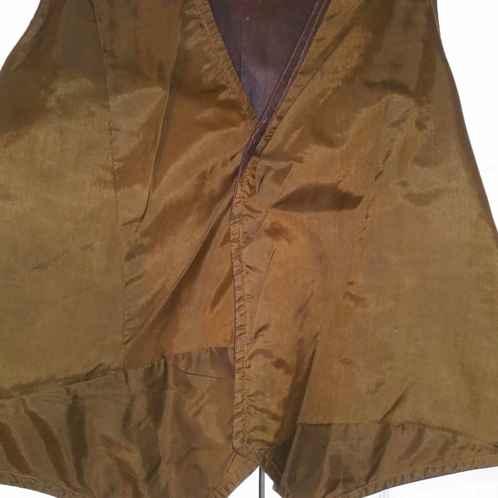 Vintage Handmade leather vest for men - Picture 9 of 11